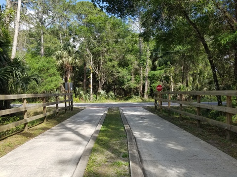 Florida biking, East Central Rail Trail, Enterprise, Osteen