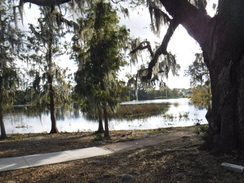 West Orange Bike Trail, Orlando FL. E-Z Trail Map, 80+ Photos.